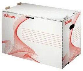 Archiválókonténer, karton, előre nyíló, iratrendezőnek, ESSELTE Standard, fehér (E10964)