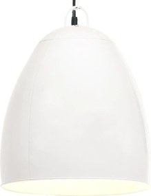 vidaXL kerek fehér ipari függőlámpa 25 W 42 cm E27