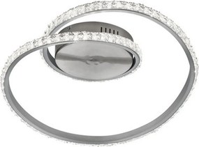 TRIO R62021105 RUBIN Modern LED Mennyezeti Lámpa Ezüst LED IP20