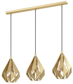 Eglo 43909 - Csillár zsinóron CARLTON 3xE27/60W/230V