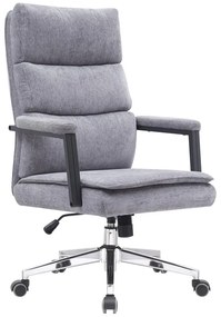Irodai fotel Zonnos (szürke + króm). 1119452