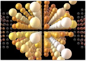 Poszterek 100x70 Narancssárga absztrakt