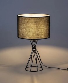 Rabalux 74082 Nivra asztali lámpa, fekete