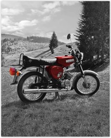 Poszterek 40x50 Piros Simson S51 E