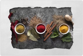 Poszterek 90x60 Fűszer triptichon Hot