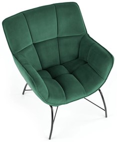 Fotel Betali (sötétzöld + fekete). 1028140