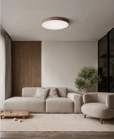 Brilagi - CLARE fürdőszobai mennyezeti lámpa 4xE27/24W/230V, átmérő 50 cm, IP54, barna