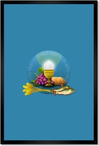 Poszterek keretben 40x60 I. Szentáldozás Ajándék