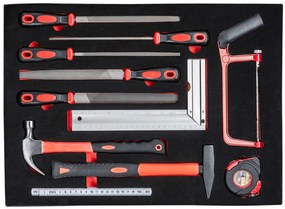 Professzionális műhely kocsi / szekrény szerszámokkal 196db REDATS - 7 fiók Red/Black