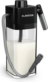Klarstein SteelPresso tejtartály, praktikus kiegészítők, 0,55 liter, átlátszó