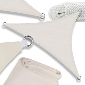 Napvitorla Háromszög Alakú Univerzális 3 x 3 x 3 M Bézs