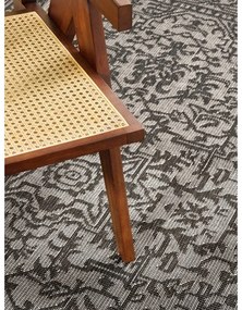 Fekete-fehér kültéri-beltéri szőnyeg 120x170 cm Duet Kona – NORTHRUGS