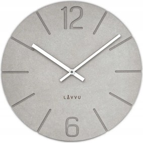 Kerek Szürke Falióra Lavvu Natur Eco Mdf Handmade LCT5020 34 cm