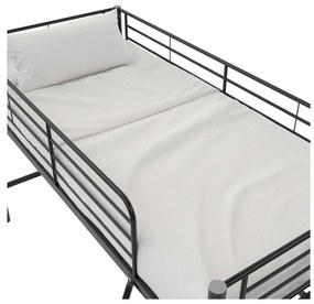 Fekete magasított gyerekágy 90x200 cm Jodie – Støraa