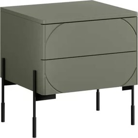 Sonatia 45 éjjeliszekrény 2SZ - olívazöld