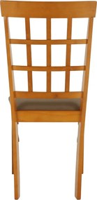 Szék, cseresznye/bézsbarna, GRID NEW