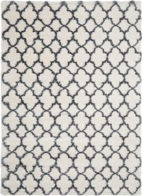 Szőnyeg 120X180 CM. Shaggy Mona Krém-szürke