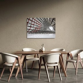 Egy vasszerkezet képe (üvegen) (70x50 cm)
