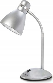 Asztali Éjjeli Lámpa Asztali Led Izzó E27 12W Klasszikus Ezüst