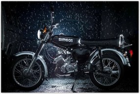 Poszterek 120x80 Fekete Simson 4 sebességes