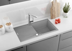 Evora gránit mosogató_fémszürke_1 medence+csepegtető