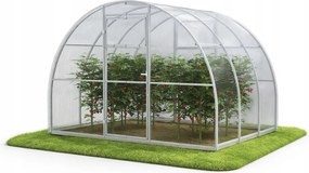 Polikarbonát üvegház Kerti alagút 3x2 m profilok 20x20 polikarbonát 4mm