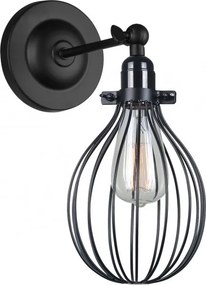 Italux LESTO MBM-2676/1 BK Fali lámpa 1x40W/E27