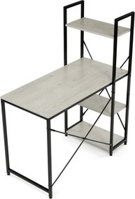 Íróasztal 100x48 cm, MDF, fehérített tölgy, GD-512 WT