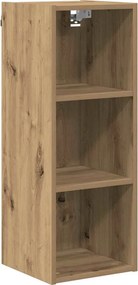 vidaXL Függő szekrény Artisan tölgy 30 x 29,5 x 80 cm Faanyag
