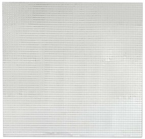 Tükör Mozaik Csempe Geometrikus 12 pcs Ezüst 30 x 30 cm Üveg