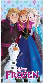 Disney Jégvarázs Friends fürdőlepedő, strand törölköző 70x140 cm (Fast Dry)