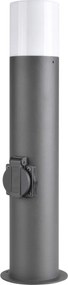 POLUX 315991 DALLAS Modern Kültéri Állólámpa Fehér, Grafit E27 IP44