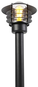Modern kültéri lámpa fekete 100 cm IP44 - Prato