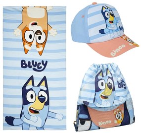 Bluey törölköző, tornazsák, baseball sapka szett