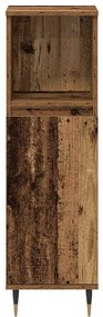 Fürdőszobai Bútor Készlet 3 pcs Öreg fa 30 x 30 x 180 cm