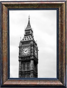 London képkeret, bronz, A4