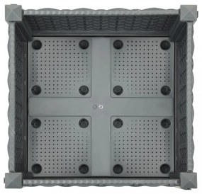 vidaXL polipropilén magaságyás 40 x 40 x 23 cm