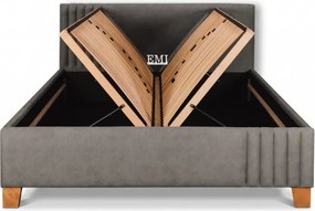 RONIA kárpitozott ágy + léces ágykeret + EMI matrac