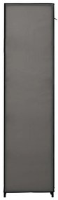 szürke összecsukható szövet ruhásszekrény 110 x 45 x 175 cm