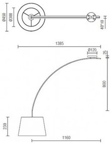 Redo 02-382 - SWAP mennyezeti lámpa 1xE27/42W/230V szürke