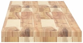 3 db kezeletlen tömör akácfa függőpolc 120 x 30 x 4 cm