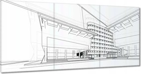 Festmények 120x60 Koncepció építész számára