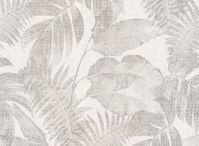 Vinil Tapéta Flizelinen, Koptatott Trópusi Levelek Mintával