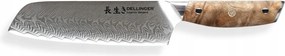 Santoku kés 180 Dellinger Longevity Damascus Edition