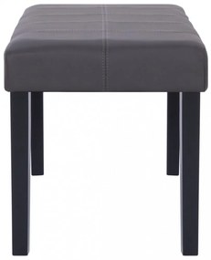 szürke műbőr pad 106 cm