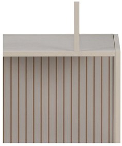 Szürke könyvespolc 77x185x35 cm Seaford – Actona