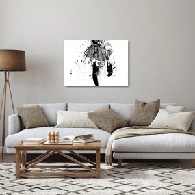 Üveg kép - Divatbemutató (70x50 cm)