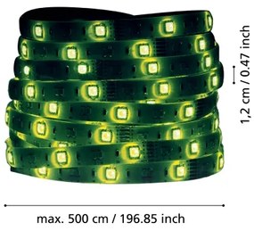 Eglo 99686 - LEG RGBW Dimmelető szalag 5m LED/11W/12/230V 2700-6500K