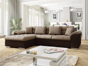 Sarok ülőgarnitúra Dante (B)  (öko-bőr Soft 066 + Lawa 02). 1058081