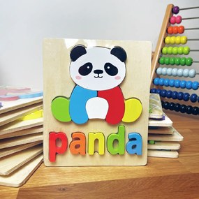 Gyerek fa kirakó "Panda"